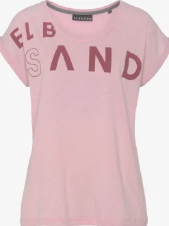 Elbsand T-Shirts<T-shirt encolure côtelée