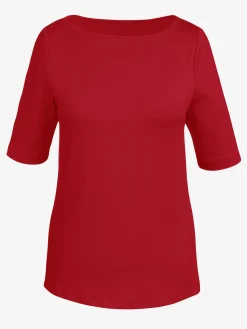 T-Shirts<T-shirt encolure en u féminine