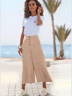 LASCANA T-Shirts<T-shirt encolure ronde