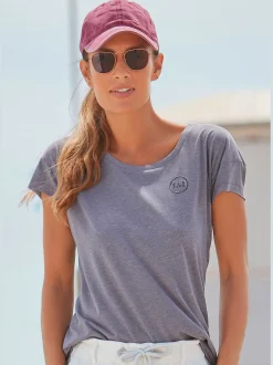 Elbsand T-Shirts<T-shirt encolure ronde avec bords côtes