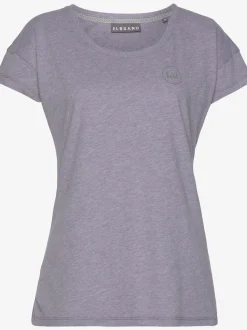 Elbsand T-Shirts<T-shirt encolure ronde avec bords côtes