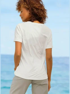 Elbsand T-Shirts<T-shirt encolure ronde avec bords côtes