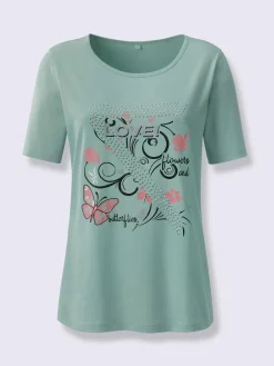 T-Shirts<T-shirt femme imprimé tendance jeune