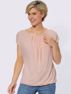 Alessa W. T-Shirts<T-shirt femme élégant drapé