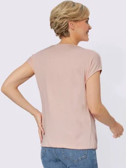 Alessa W. T-Shirts<T-shirt femme élégant drapé