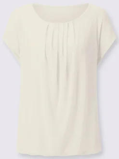 Alessa W. T-Shirts<T-shirt femme élégant drapé