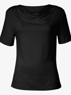 T-Shirts<T-shirt féminin élégant col bénitier