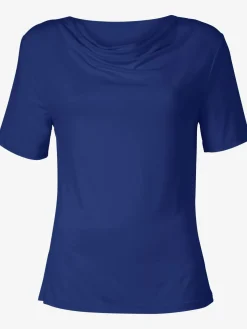 T-Shirts<T-shirt féminin élégant col bénitier