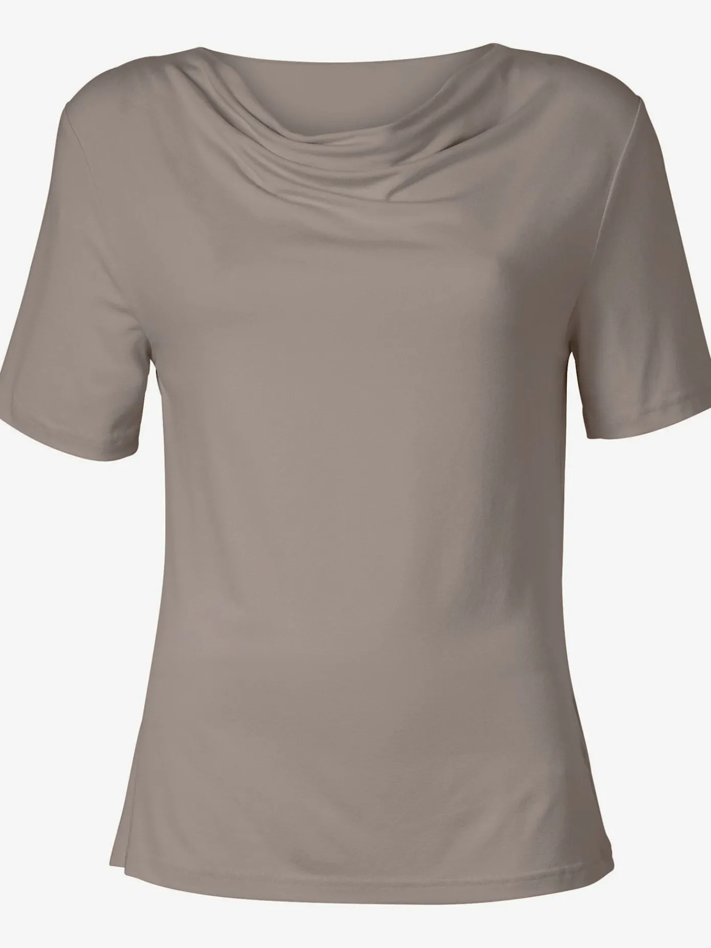 T-Shirts<T-shirt féminin élégant col bénitier