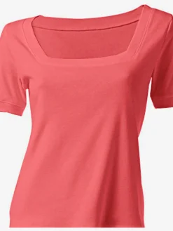 Linea Tesini T-Shirts<T-shirt grande encolure carrée