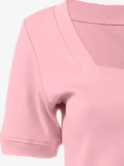 Linea Tesini T-Shirts<T-shirt grande encolure carrée