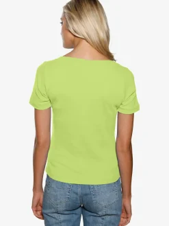 Linea Tesini T-Shirts<T-shirt grande encolure carrée