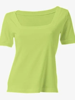 Linea Tesini T-Shirts<T-shirt grande encolure carrée