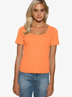 Linea Tesini T-Shirts<T-shirt grande encolure carrée