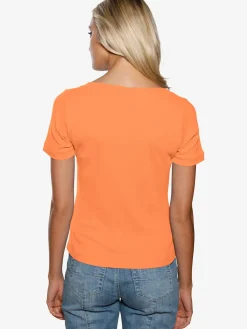 Linea Tesini T-Shirts<T-shirt grande encolure carrée