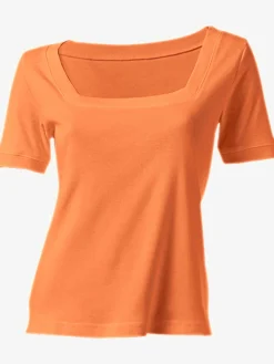 Linea Tesini T-Shirts<T-shirt grande encolure carrée