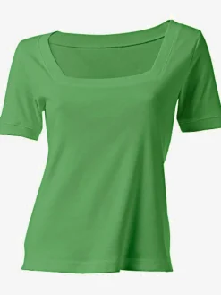 Linea Tesini T-Shirts<T-shirt grande encolure carrée