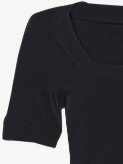 Linea Tesini T-Shirts<T-shirt grande encolure carrée