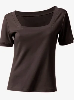 Linea Tesini T-Shirts<T-shirt grande encolure carrée