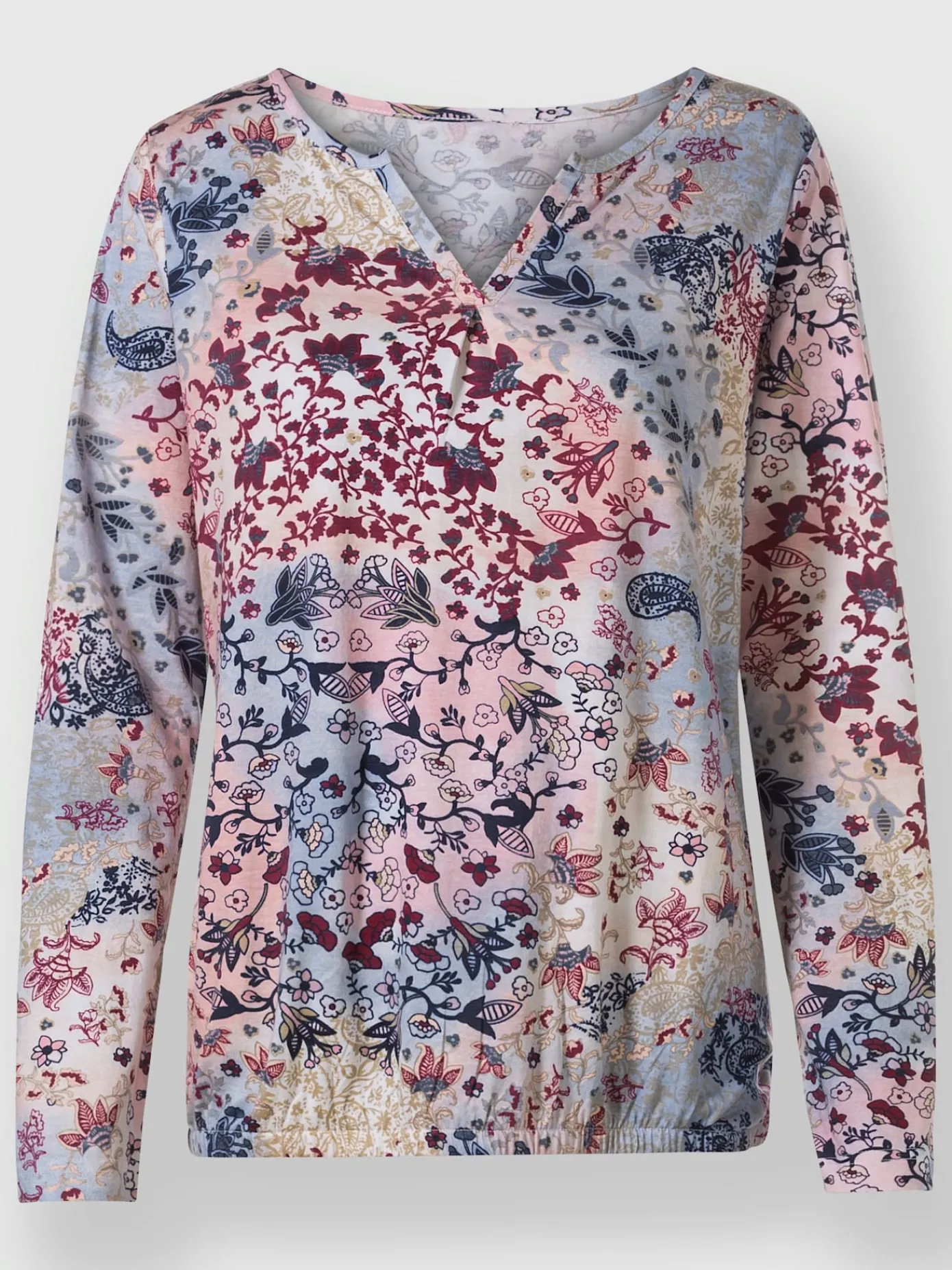 T-Shirts<T-shirt imprimé 50% coton et 50% modal