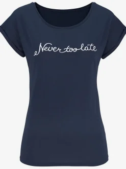 Beachtime T-Shirts<T-shirt imprimé « never too late » tendance devant
