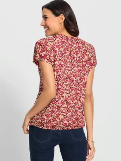 T-Shirts<T-shirt imprimé avec viscose (ecovero)