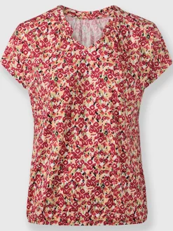 T-Shirts<T-shirt imprimé avec viscose (ecovero)