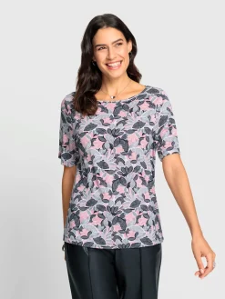 T-Shirts<T-shirt imprimé avec viscose (ecovero)