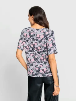 T-Shirts<T-shirt imprimé avec viscose (ecovero)