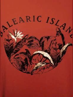 Vivance T-Shirts<T-shirt imprimé devant estival avec détails brillants