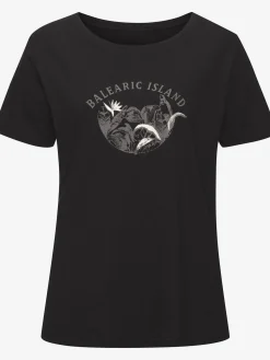 Vivance T-Shirts<T-shirt imprimé devant estival avec détails brillants