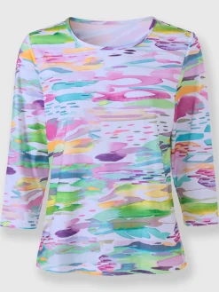 T-Shirts<T-shirt imprimé entretien facile