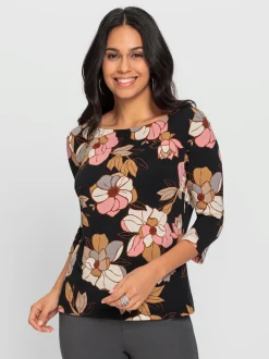 T-Shirts<T-shirt imprimé entretien facile