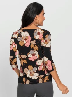 T-Shirts<T-shirt imprimé entretien facile