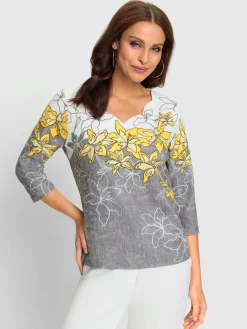 Fair Lady T-Shirts<T-shirt imprimé entretien très facile