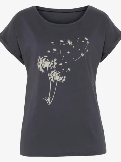 Vivance T-Shirts<T-shirt imprimé fantaisie « pissenlit » devant