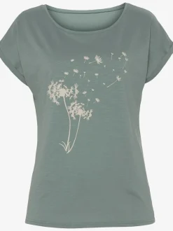 Vivance T-Shirts<T-shirt imprimé fantaisie « pissenlit » devant