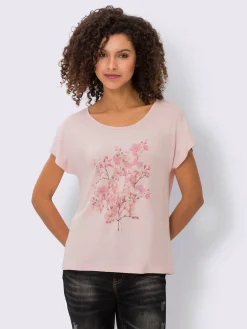 Linea Tesini T-Shirts<T-shirt imprimé imprimé floral devant
