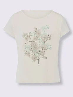 Linea Tesini T-Shirts<T-shirt imprimé imprimé floral devant