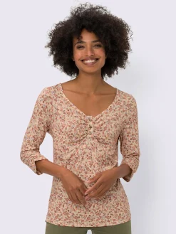 Linea Tesini T-Shirts<T-shirt imprimé imprimé mille fleurs