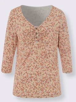 Linea Tesini T-Shirts<T-shirt imprimé imprimé mille fleurs