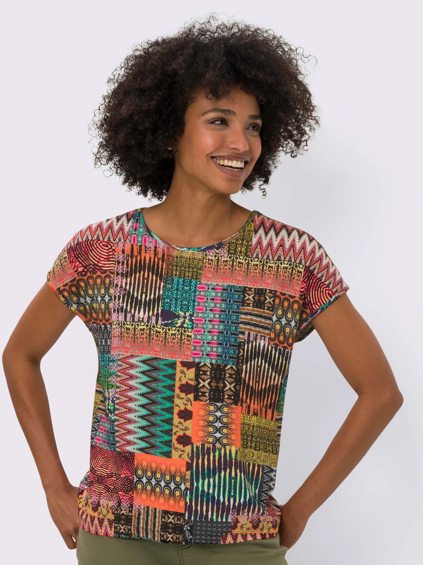 Linea Tesini T-Shirts<T-shirt imprimé imprimé moderne