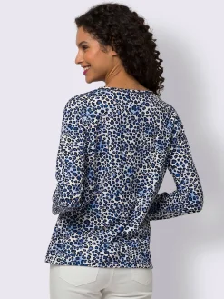 Linea Tesini T-Shirts<T-shirt imprimé joli motif léopard