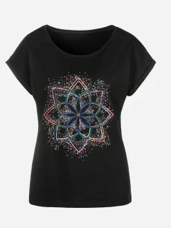 Buffalo T-Shirts<T-shirt imprimé mandala floral