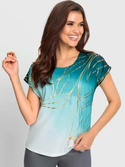 Fair Lady T-Shirts<T-shirt imprimé matière supérieure facile d'entretien