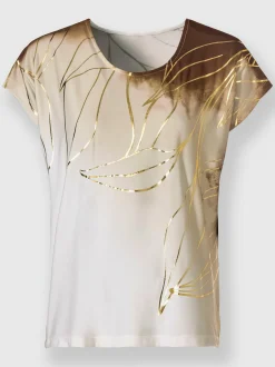 Fair Lady T-Shirts<T-shirt imprimé matière supérieure facile d'entretien