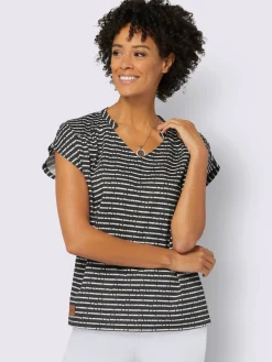 Collection L T-Shirts<T-shirt imprimé pur coton