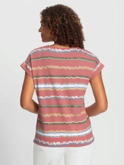 Collection L T-Shirts<T-shirt imprimé pur coton