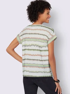 Collection L T-Shirts<T-shirt imprimé pur coton