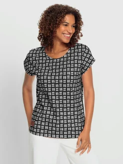 Collection L T-Shirts<T-shirt imprimé pur coton